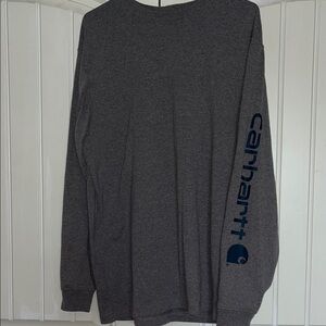 Carhartt Men's Charcoal Long Sleeve Tee